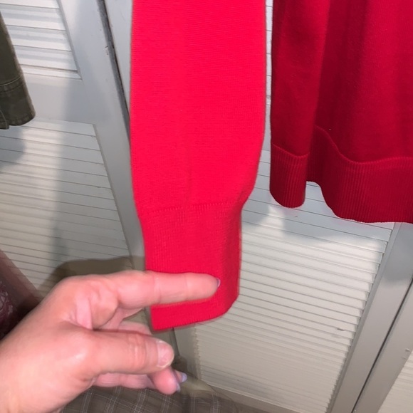Lands End new with tags Red Cardigan 2X - Picture 7 of 7
